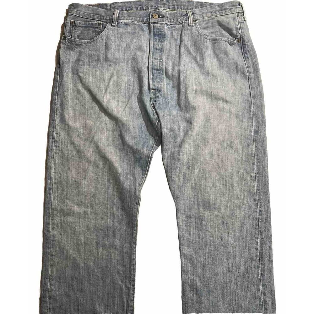 Levi’s 501 Mens Straight Blue Denim‎ Medium Wash Jeans Size 42x32